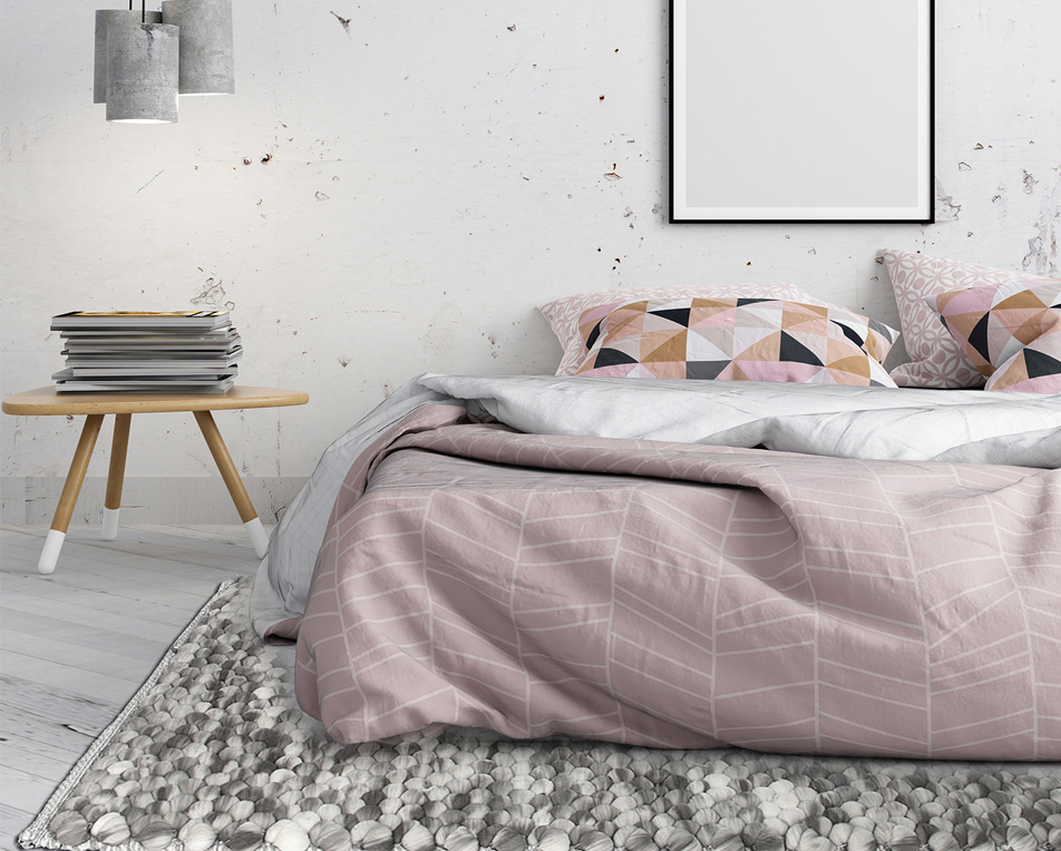 camera da letto stile new nordic