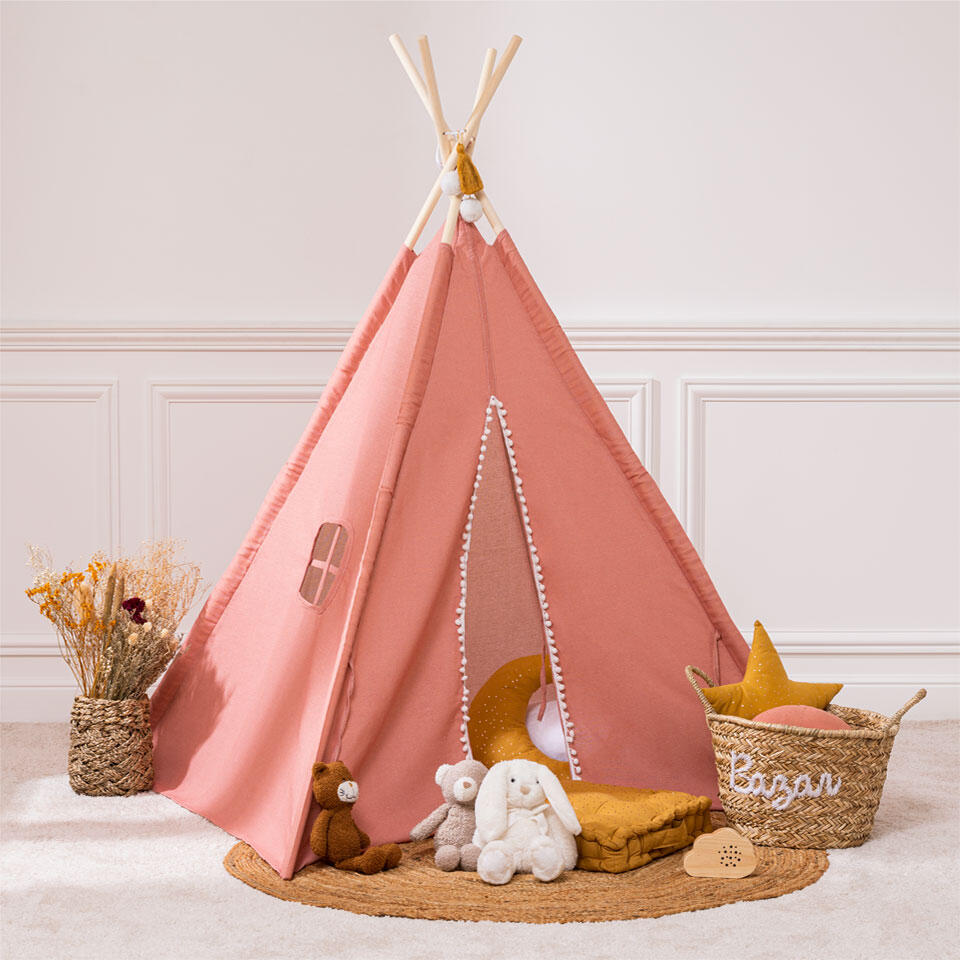 tenda indiana per bambini rosa