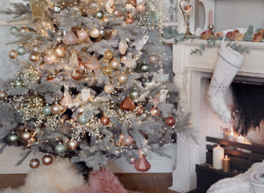 Cómo decorar un árbol de Navidad blanco ? - Eminza