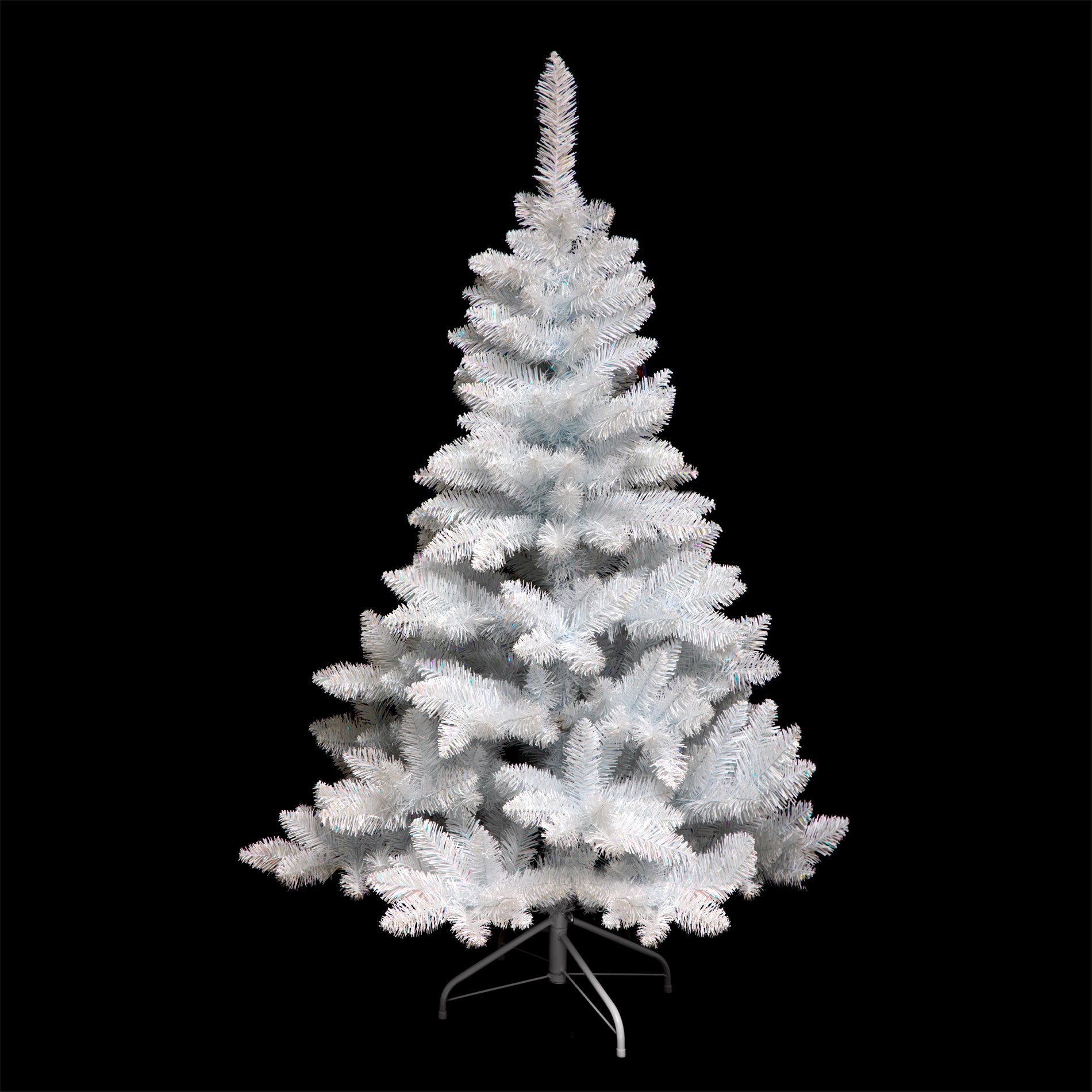 Sapin artificiel de Noël Blooming H210 cm Blanc - Sapin et arbre
