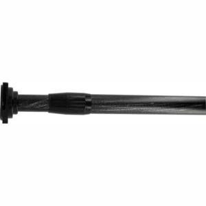 Tringle autobloquante extensible (L70 - L120 cm/ D22 mm) Carré Noir
