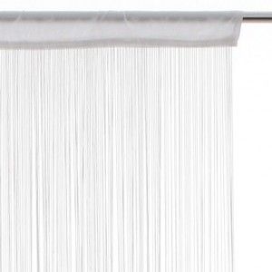 Rideau de fil (120 x H240 cm) Uni Blanc
