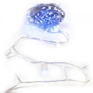 Guirlande lumineuse Timer 10 m Bleu 100 LED CT