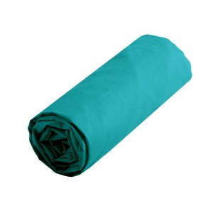 Drap housse coton (90 cm) Confort Bleu canard