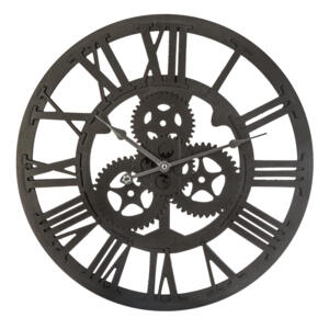 Horloge Mécanisme Noire