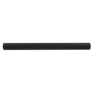 Tringle tube fer extensible (L185 - L350 cm / D17 - D20 mm) Noir mat