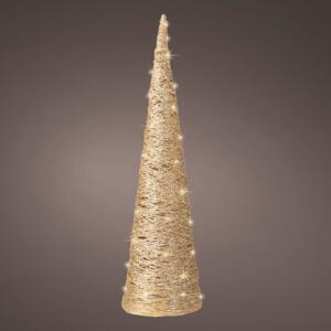 Pyramide lumineuse à piles Cone Blanc chaud 40 LED