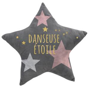 Coussin (42 cm) Danseuse étoile Gris