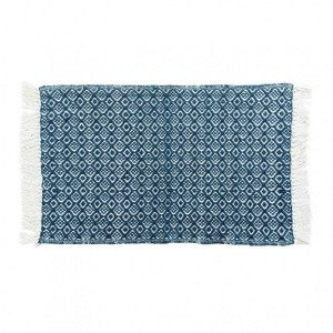 Tapis coton (80 cm) Pithaya Bleu