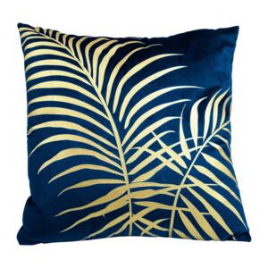 Housse de coussin (40 cm) Palm Bleue