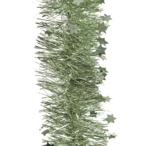 Guirnalda de Navidad (D10 cm) estrella Alpine Verde salvia