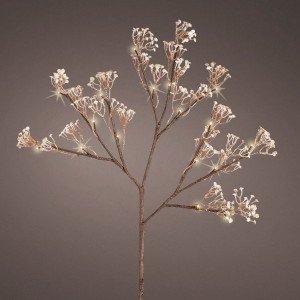 Branche lumineuse Gypsophile  Blanc chaud