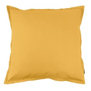 Funda de almohada cuadrada de percal de algodón (65 cm) Cali Amarillo mostaza