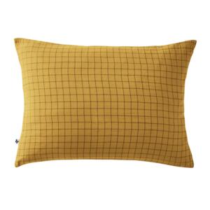 Funda de almohada rectangular en gasa de algodón (70 cm) Gaïa Mix Amarillo Azafrán