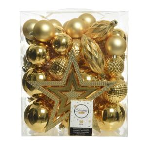 Kit de decoración para árbol de Navidad Mély Oro