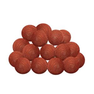 Guirlande à piles 16 boules Terracotta