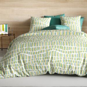 Funda Nórdica y dos fundas para almohada en algodón (260 cm) Flava Verde