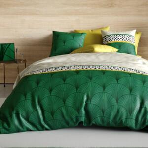 Funda Nórdica y dos fundas para almohada en algodón (240 cm) Hope Verde
