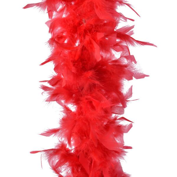 Guirnalda Boa de plumas Deluxe Rojo