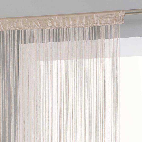 Rideau de fil (90 x H200 cm) Uni Lin