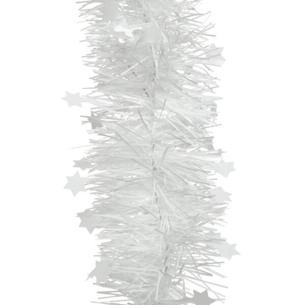 Guirlande de Noël (D10 cm) étoilée Alpine Blanc