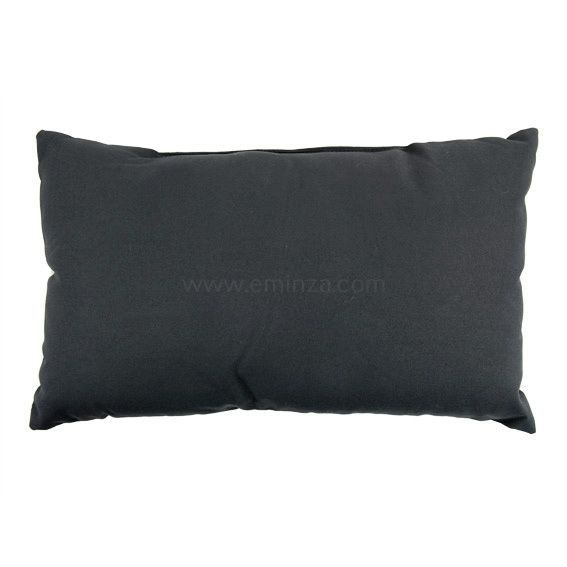 Coussin rectangulaire (50 cm) Nelson Gris anthracite