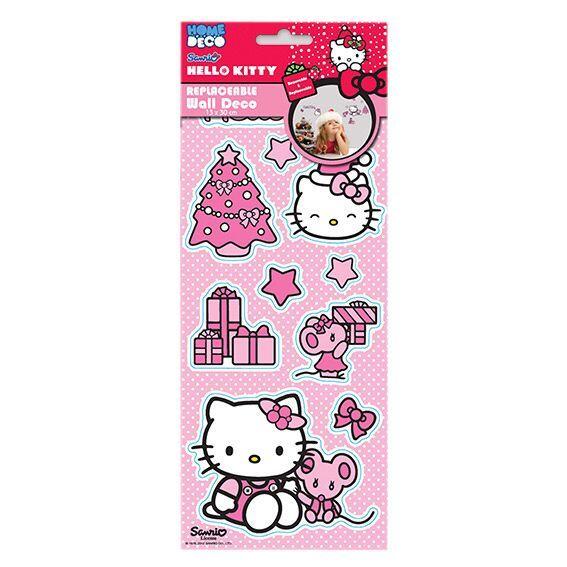 Stickers pour fenêtre replaçables Hello Kitty Mix