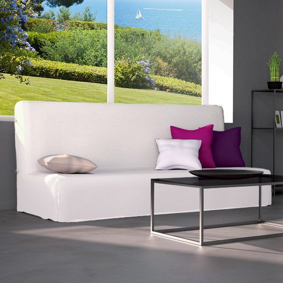 Funda de sofá cama clic-clac Gama Contemporánea Crema - Decoración textil -  Eminza