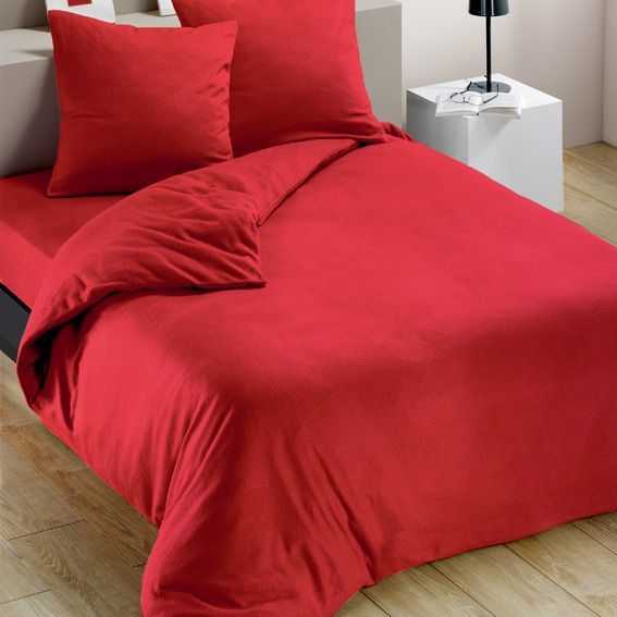 cobertura Consultar genio Funda nórdica y dos fundas para almohada (240 cm) Polar Rojo - Ropa de cama  - Eminza
