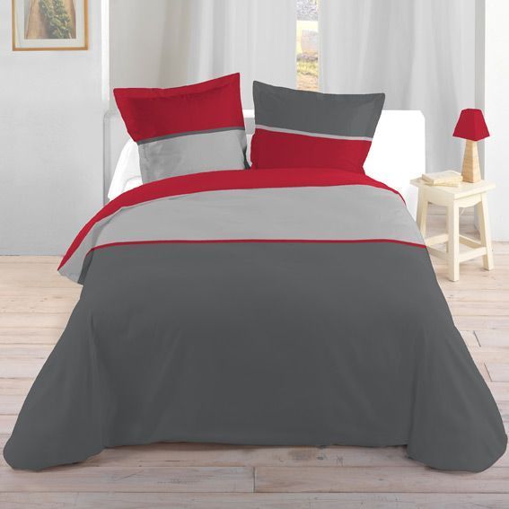 Funda nórdica fundas para almohada (240 cm) Rojo - Ropa de cama - Eminza