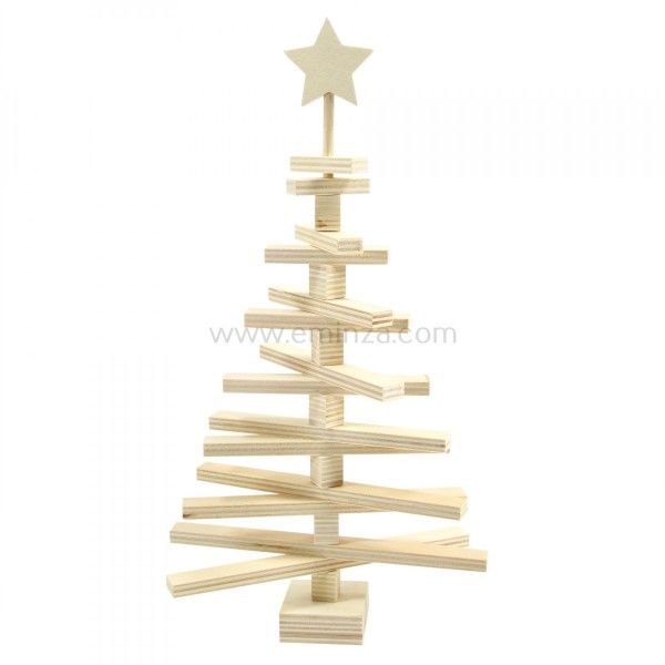 Kerstboom van houten latjes Lucas - maken -