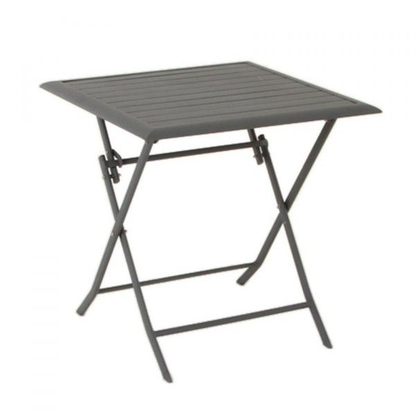 Tuintafel inklapbaar Aluminium Azua (71 x 71 cm) - - Tuinset, tafel en stoelen -