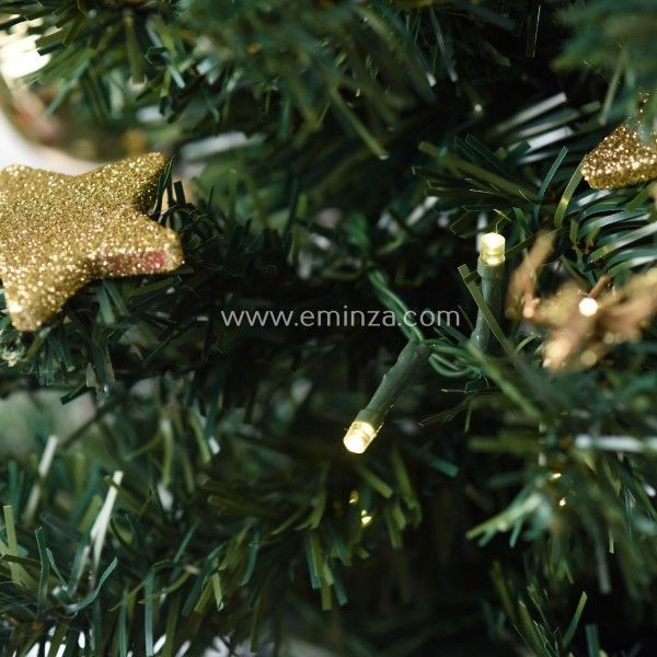 Albero Di Natale 60 Cm.Albero Di Natale Artificiale Pre Illuminato Versini Alt 60 Cm Oro Alberi E Alberi Di Natale Artificiali Eminza