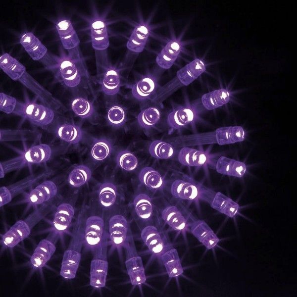 Troosteloos Ontcijferen Kenia Lichtsnoer met Timer 10 m paars 100 LED KG - Kerstverlichting - Eminza