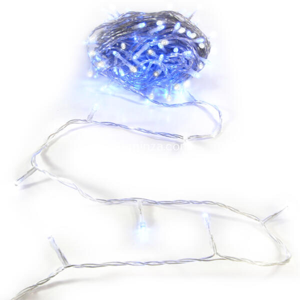 Guirlande lumineuse Timer 20 m Bleu 200 LED CT
