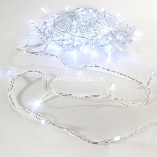 Guirlande lumineuse CT Blanc froid 200 LED - Décoration lumineuse - Eminza