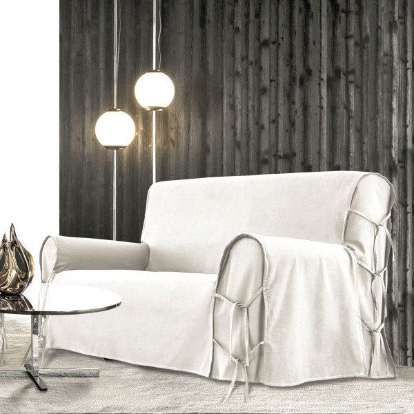 Verdulero estera opción Funda de sofá 2 plazas Stella Beige natural - Decoración textil - Eminza