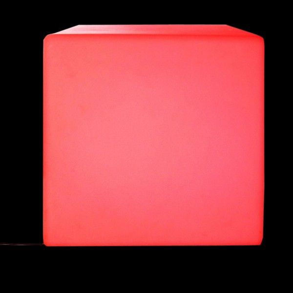 Personalmente Ruidoso choque Cubo luminoso Mao 18 LED (40 x 40 cm) - Multicolor - Accesorios de jardín -  Eminza