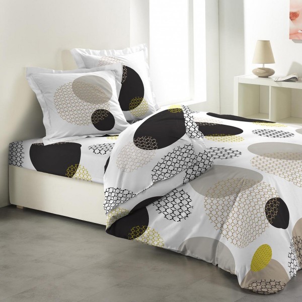 masilla sin mordaz Juego de sábanas algodón superior para cama de 135 cm 4 piezas Fanzi Gris -  Ropa de cama - Eminza