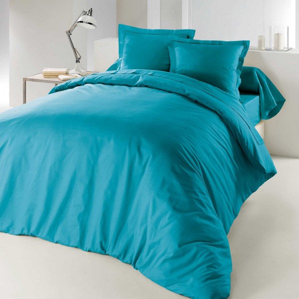 nórdica algodón superior (240 cm) Azul turquesa Ropa de cama -