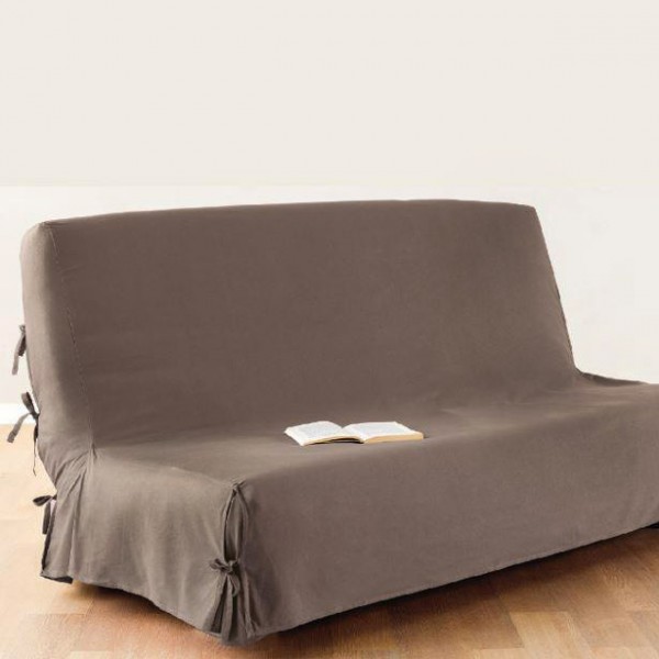 Funda para sofá-cama Carmina Topo - Decoración textil - Eminza