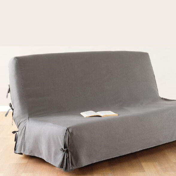 Funda para sofá-cama Carmina Gris claro - Decoración textil - Eminza