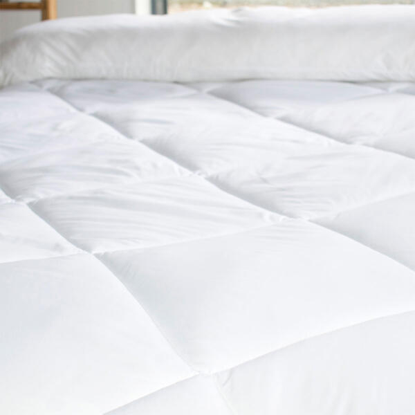 Topper para colchón (140 cm) Lavable a  95° Blanco