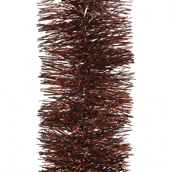 Guirlande de Noël (D10 cm) Luxe Alpine Rouge brun