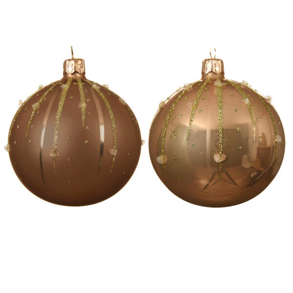 Lote de 6 bolas de Navidad (D80 mm) Goutella Crudo - Bola ...