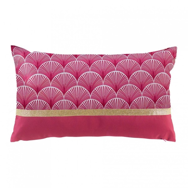 Coussin rectangulaire Duchesse Framboise