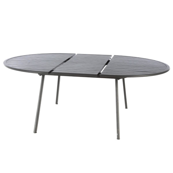 Table de jardin extensible ovale Aluminium Ellipsa  Gris graphite