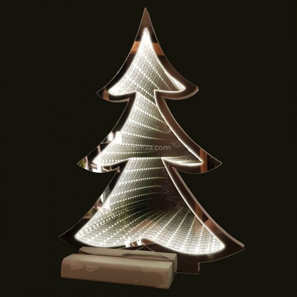 Inzet Strikt Soeverein Verlichte kerstboom Infinity klein model warmwit 57 LED's - Kerstdecoratie  voor de woning - Eminza