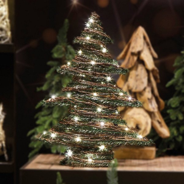 Verlichte kerstboom Mambo 50 LED - Kerstdecoratie voor de woning - Eminza