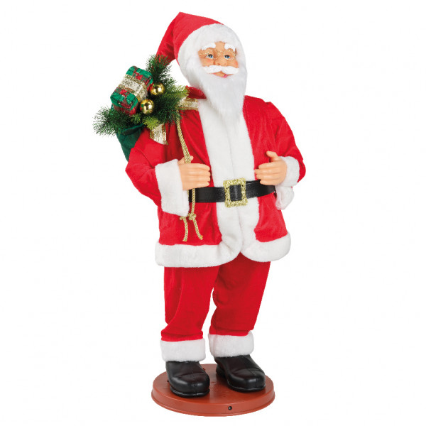 Père Noël grand DECO-Personnage Santa Claus Père Noël Chambre Décoration 55 cm 